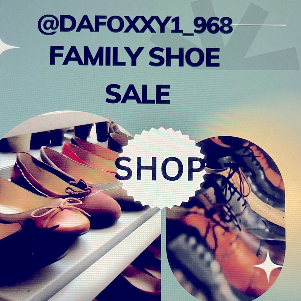 🔥CLICK ON THE HEART TO BE NOTIFIED WHEN I GO LIVE!🛍️🛍️👠🥾👞👢👡👟🥿🔥